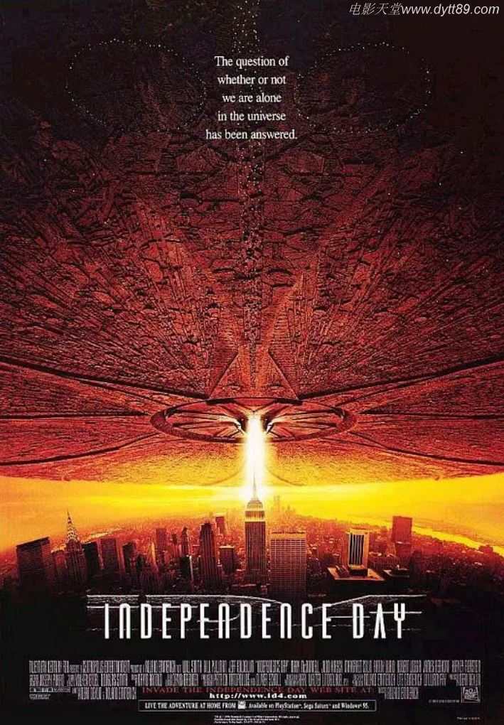 1996年美国8.1分科幻灾难片《独立日》1080P国英双语双字