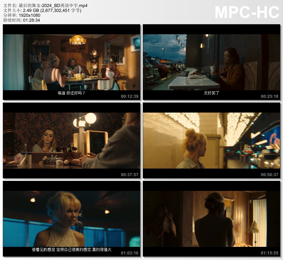 2024年美国剧情片《最后的舞女》1080P英语中字